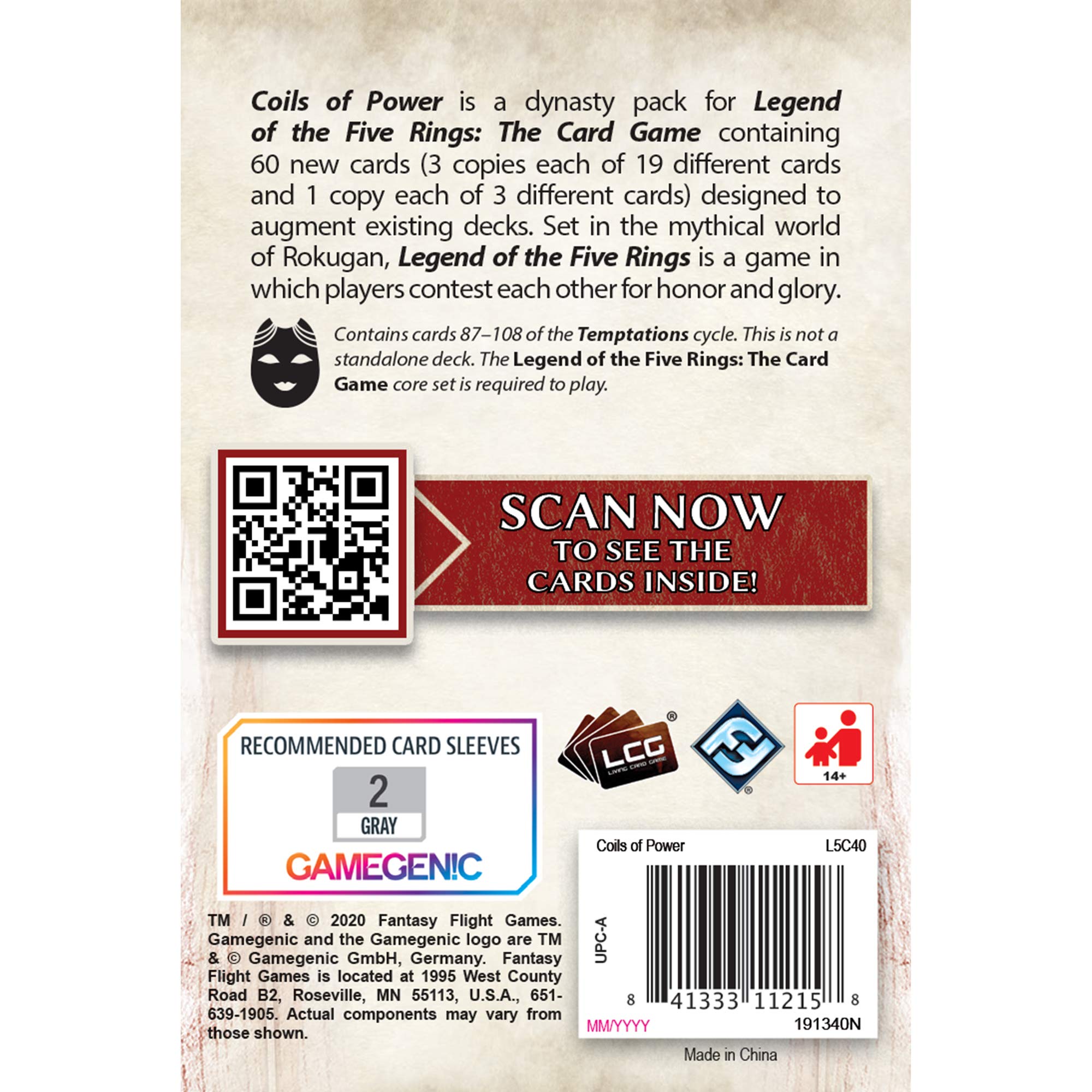 Amazon.com: Fantasy Flight Games Legend of The Five Rings: The